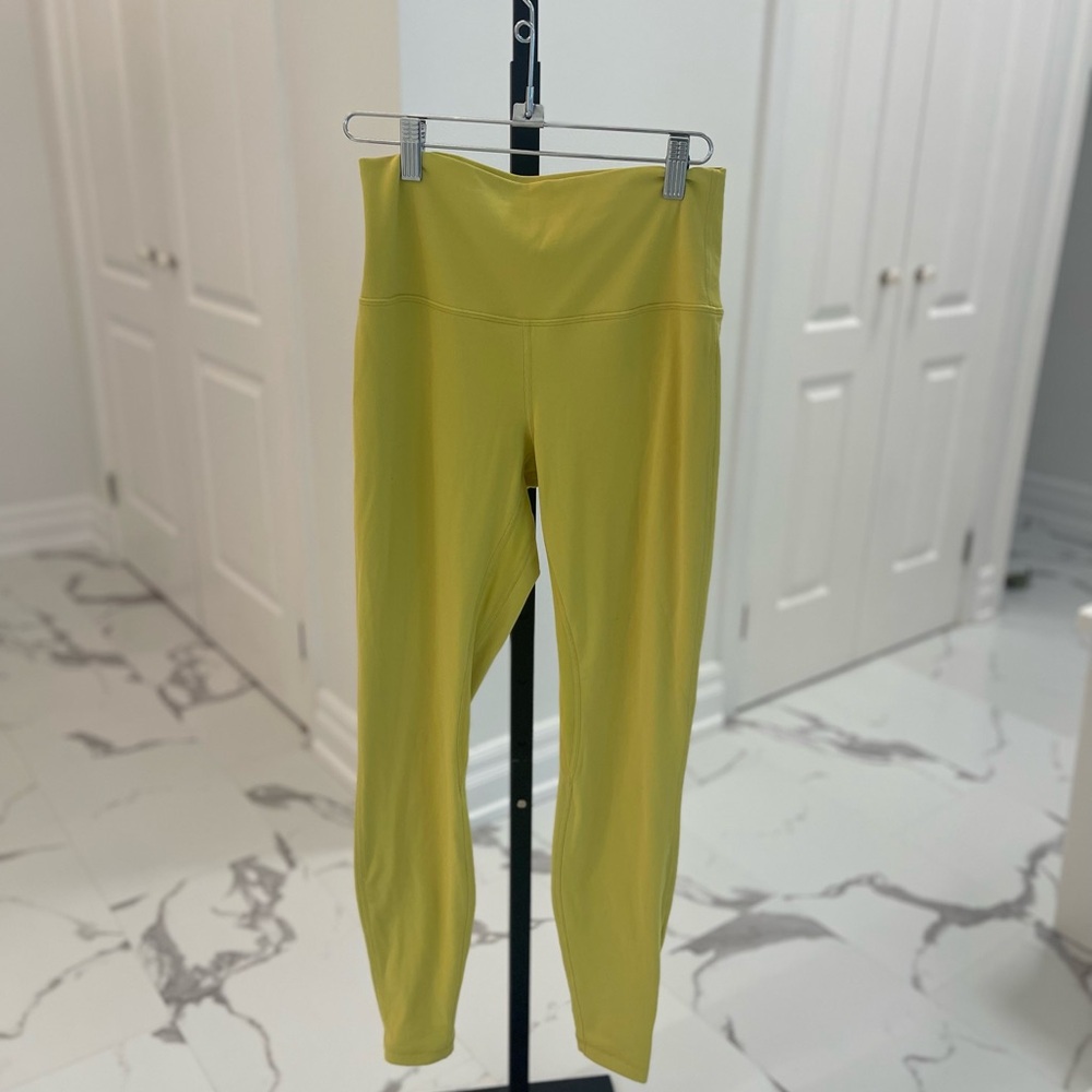 Lululemon Athletica Yellow Leggings